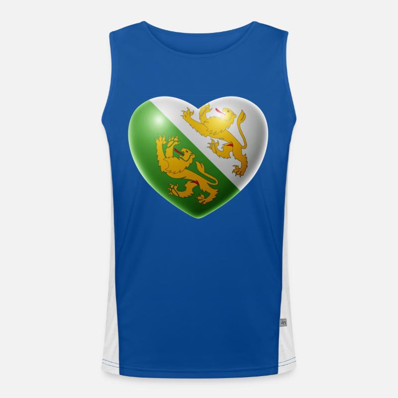 Heart (Thurgau) Men's Functional Contrast Tank Top 