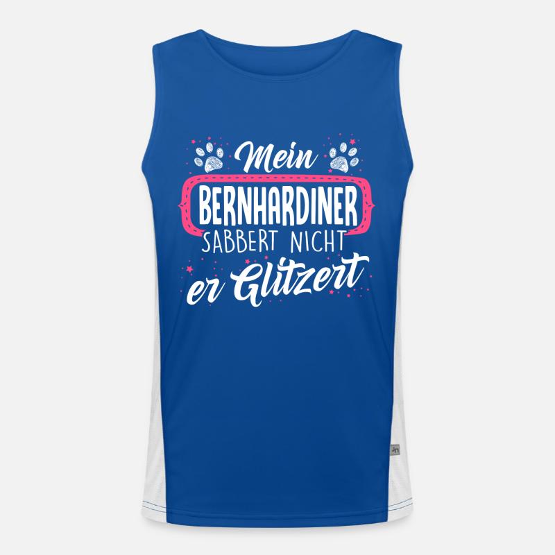 BERNHARDINER - sabber Funktionelles Kontrast-Tank Top für Männer 