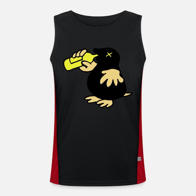 Mole Saufwurf Men's Functional Contrast Tank Top 