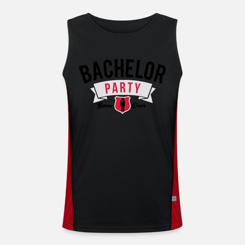 bachelor party Men's Functional Contrast Tank Top 