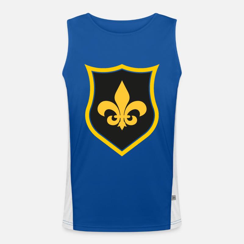 Fleur de Lys Débardeur respirant contrasté Homme 
