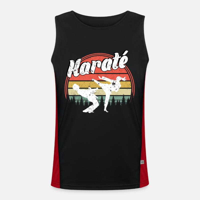 Karaté Débardeur respirant contrasté Homme 
