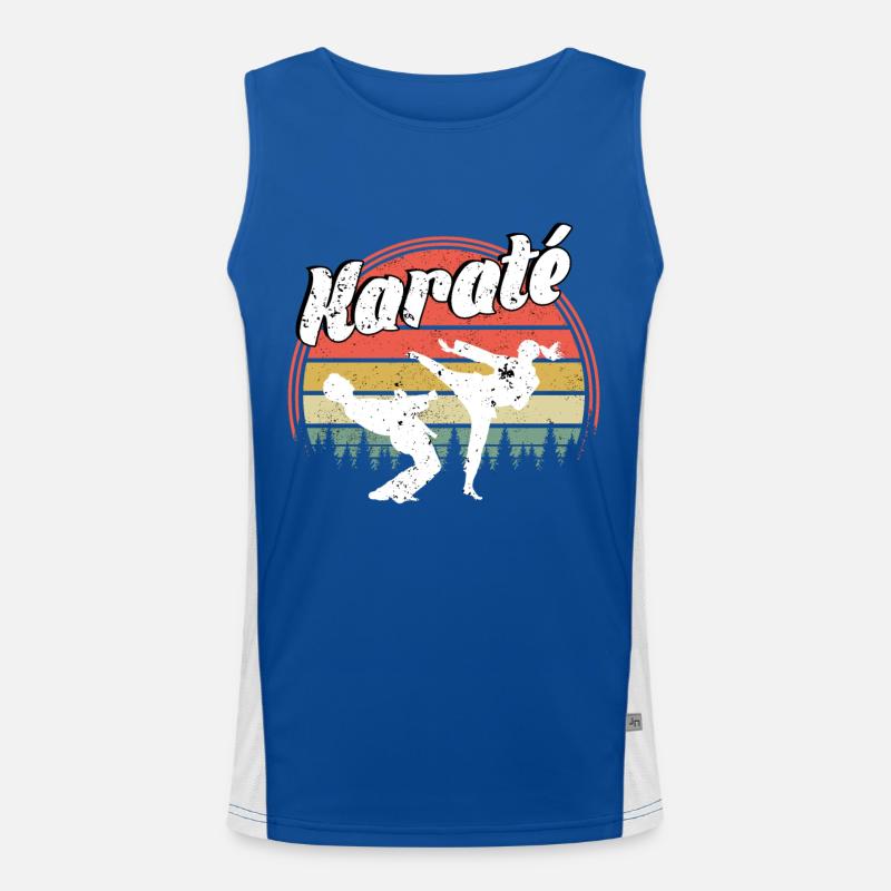 Karaté Débardeur respirant contrasté Homme 