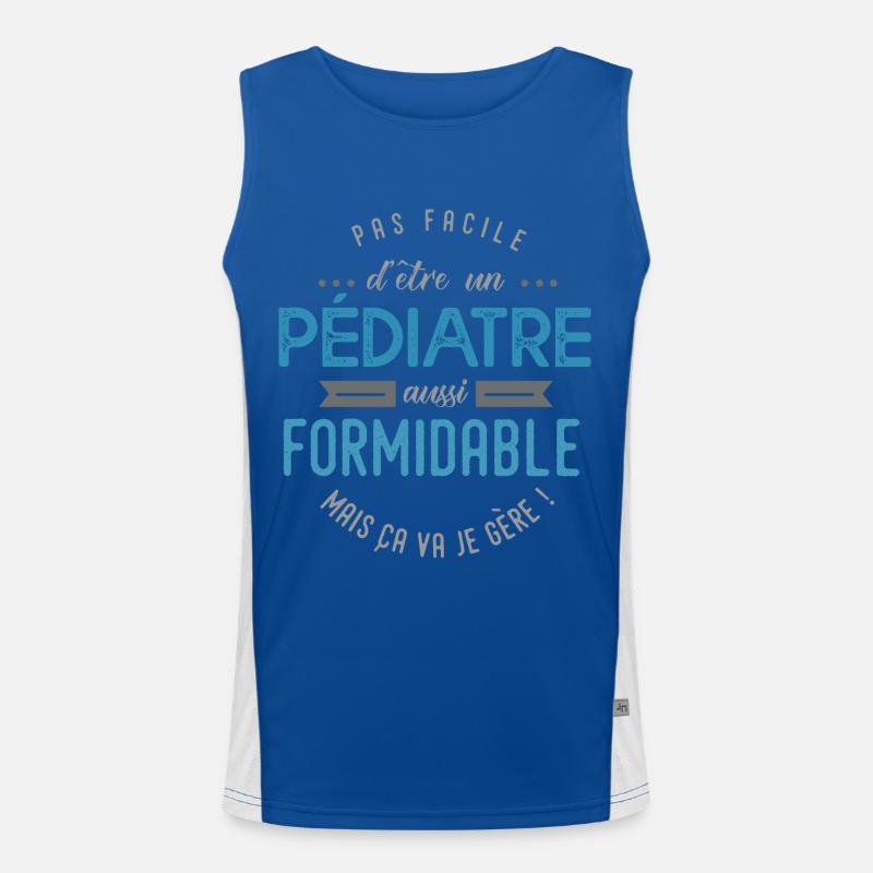 pédiatre formidable Débardeur respirant contrasté Homme 