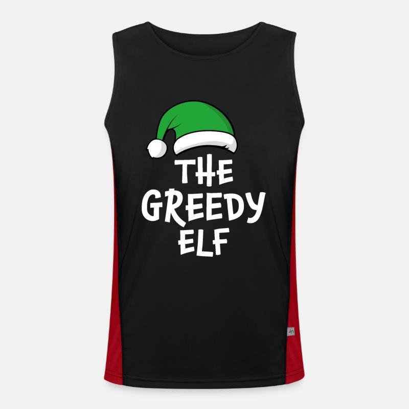 The Greedy Elf Men's Functional Contrast Tank Top 