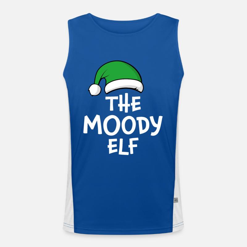 Der Moody Elf Funktionelles Kontrast-Tank Top für Männer 