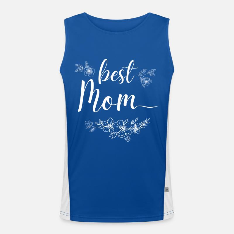 Beste Mutter Funktionelles Kontrast-Tank Top für Männer 