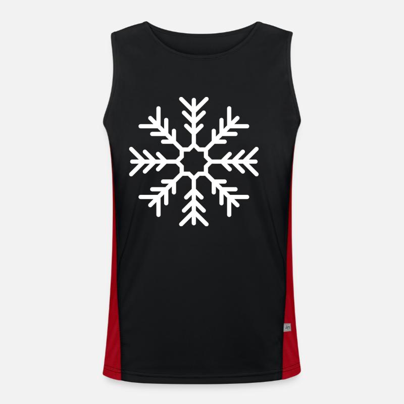 Flocon de neige Débardeur respirant contrasté Homme 