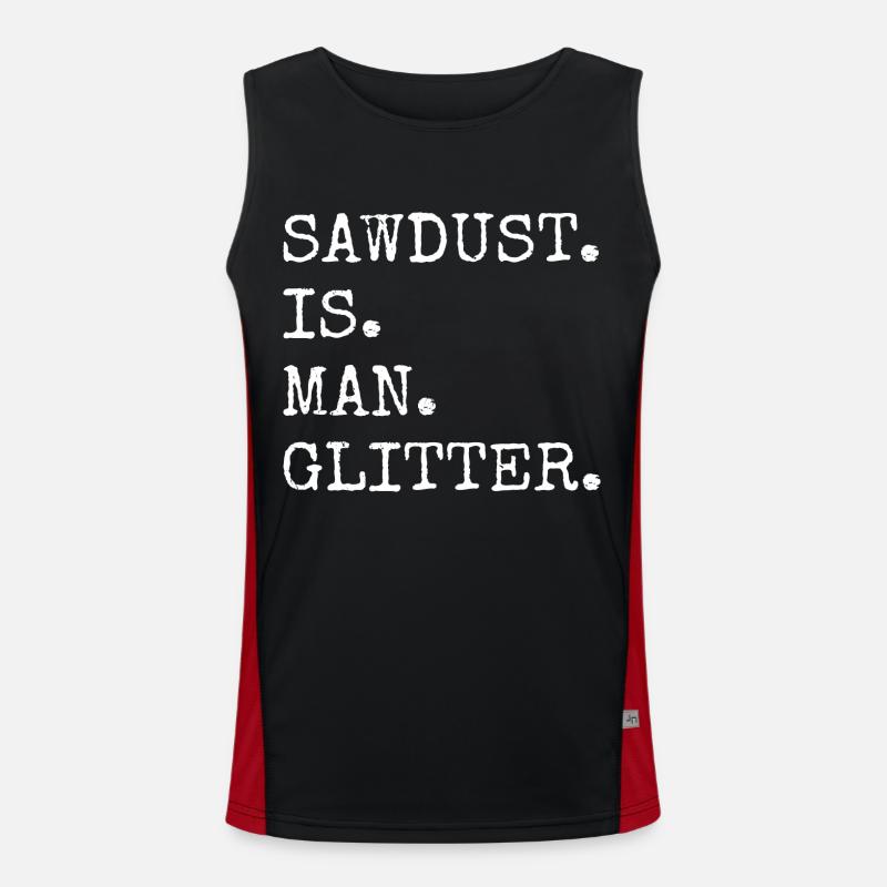 construction carpenter statement funny carpenter Funktionelles Kontrast-Tank Top für Männer 