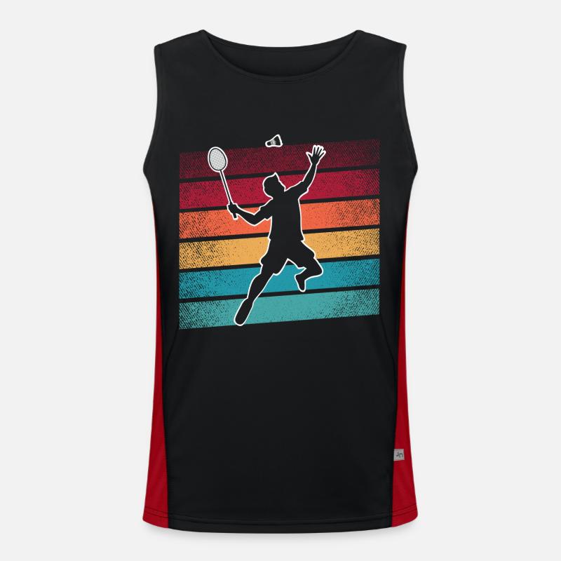 Badminton Men's Functional Contrast Tank Top 