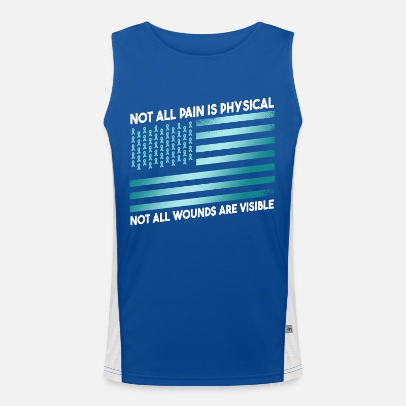 PTSD Warrior Men's Functional Contrast Tank Top 