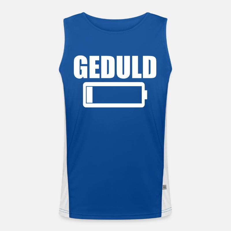 Lustiges Bild Witzig Humor Geschenkidee Funktionelles Kontrast-Tank Top für Männer 