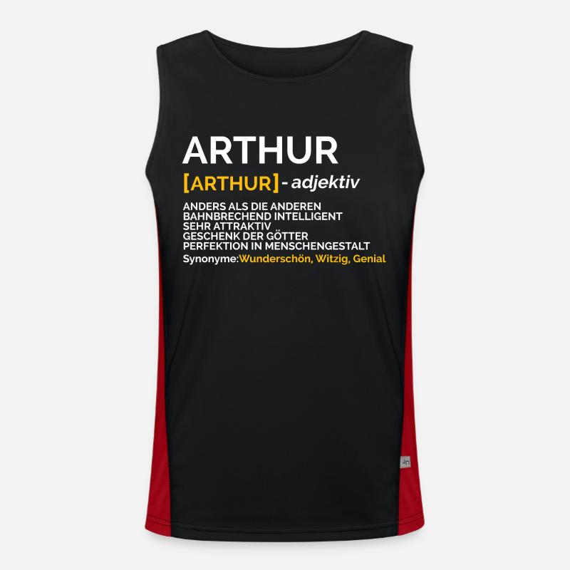 Arthur Funktionelles Kontrast-Tank Top für Männer 