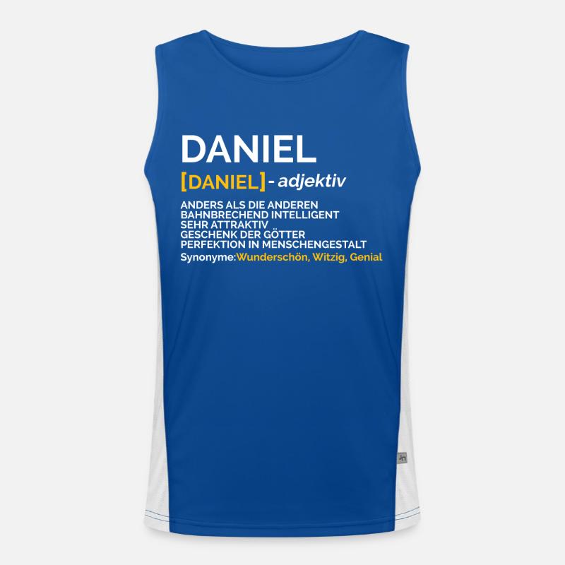 Daniel Funktionelles Kontrast-Tank Top für Männer 