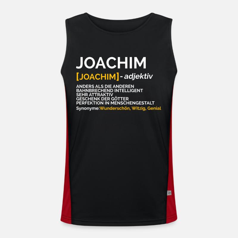 Joachim Funktionelles Kontrast-Tank Top für Männer 