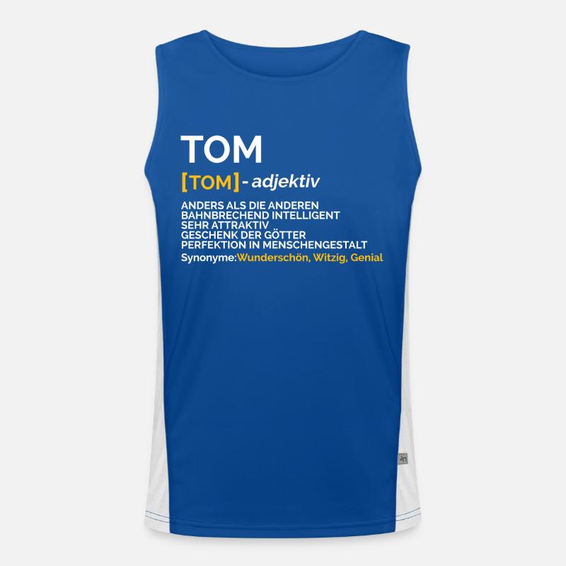Tom Men's Functional Contrast Tank Top 