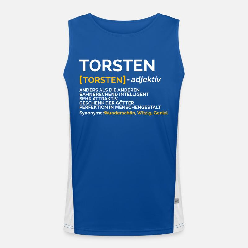 Torsten Funktionelles Kontrast-Tank Top für Männer 