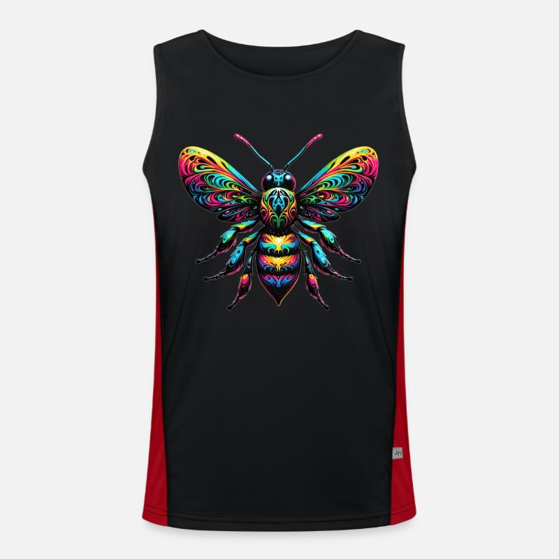 Bee Men's Functional Contrast Tank Top 