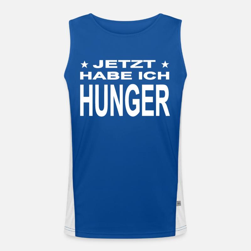 Hunger Funktionelles Kontrast-Tank Top für Männer 