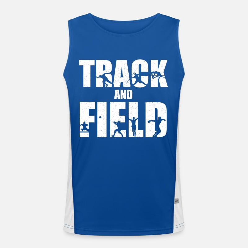 Pole Vaulter Gift Men's Functional Contrast Tank Top 