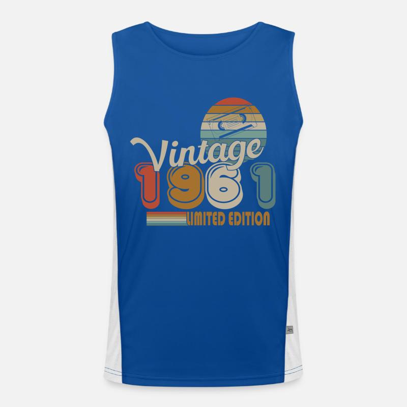 1961 Funktionelles Kontrast-Tank Top für Männer 