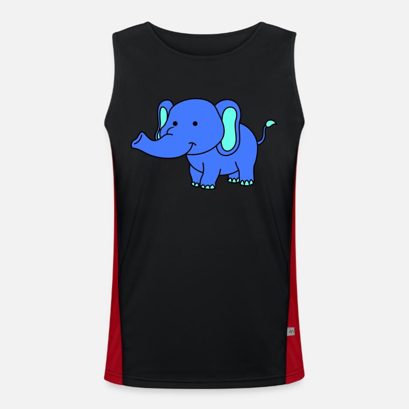 elephant Men's Functional Contrast Tank Top 