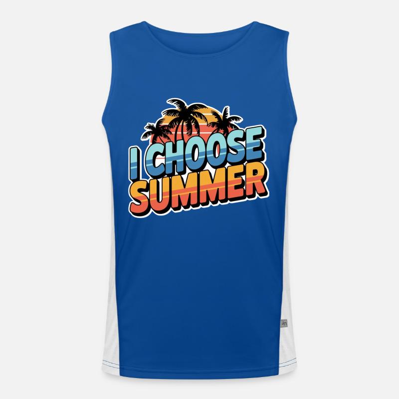 Wählen Sie den Sommer Funktionelles Kontrast-Tank Top für Männer 