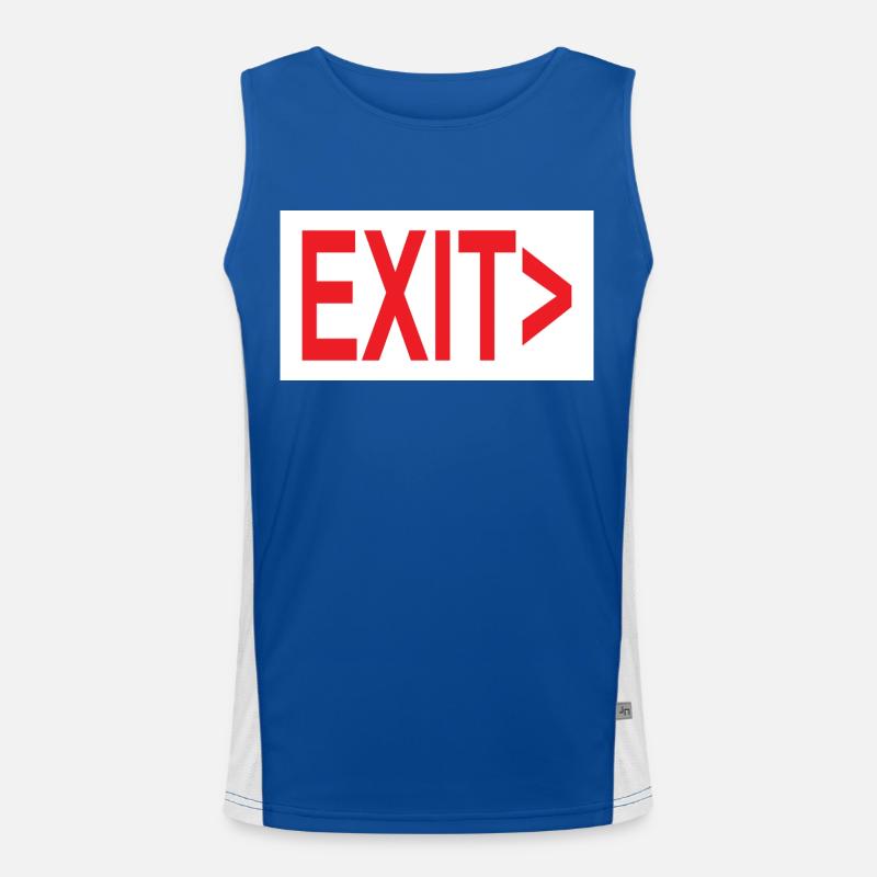 Sortie / Sortie / Sortie de secours Débardeur respirant contrasté Homme 