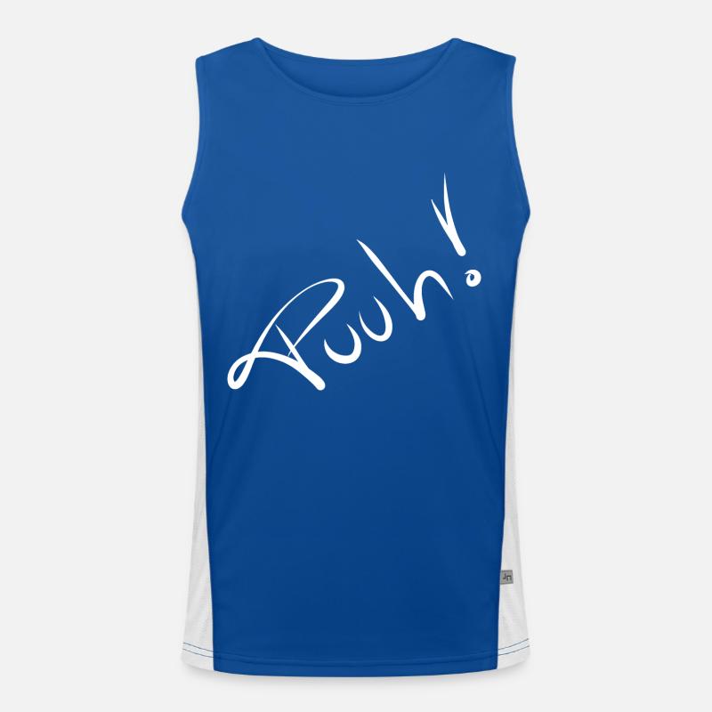 Scripture Pooh Phew Men's Functional Contrast Tank Top 