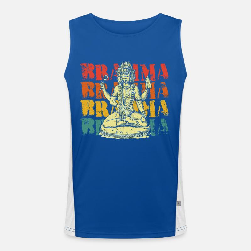 Brahma Hindouisme Inde Débardeur respirant contrasté Homme 