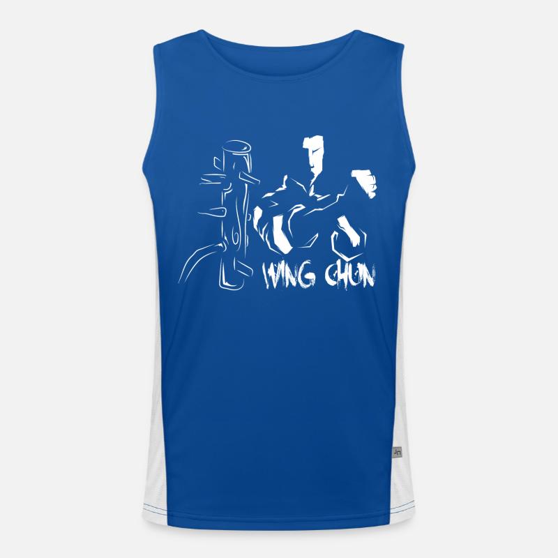 Wing chun Wingtsun Men's Functional Contrast Tank Top 