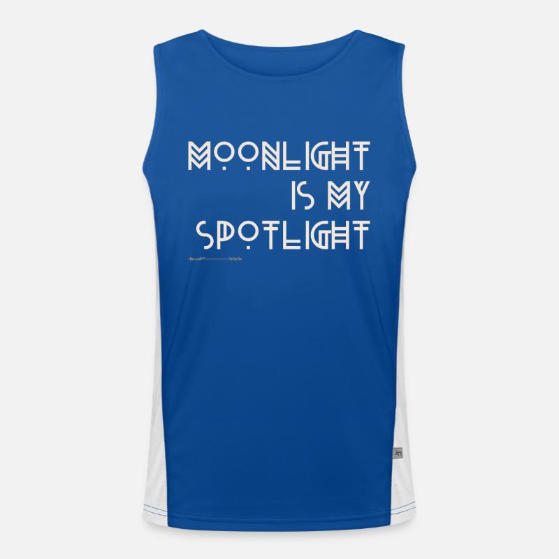 Moonlight est mon coup de projecteur - Boho Design Débardeur respirant contrasté Homme 
