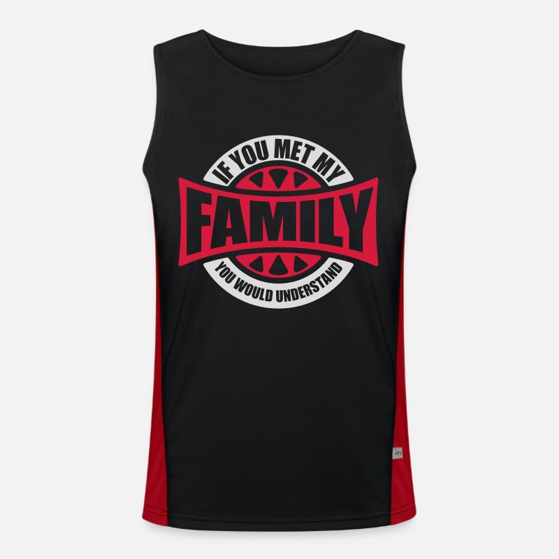 vous comprendriez citation Débardeur respirant contrasté Homme 