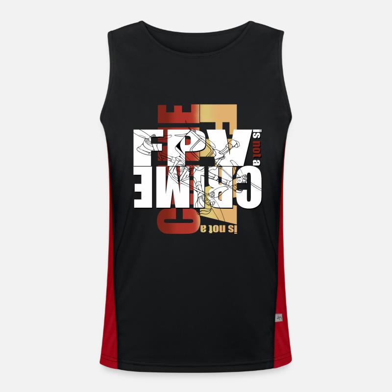 FPV Drohne Drohnen Funktionelles Kontrast-Tank Top für Männer 