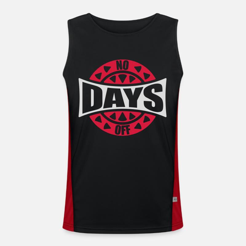 pas de jours de congé devis Débardeur respirant contrasté Homme 