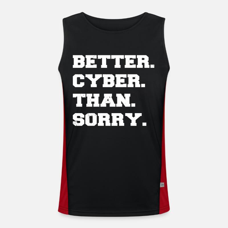 computer gift hacking but i do analyst ethical Funktionelles Kontrast-Tank Top für Männer 