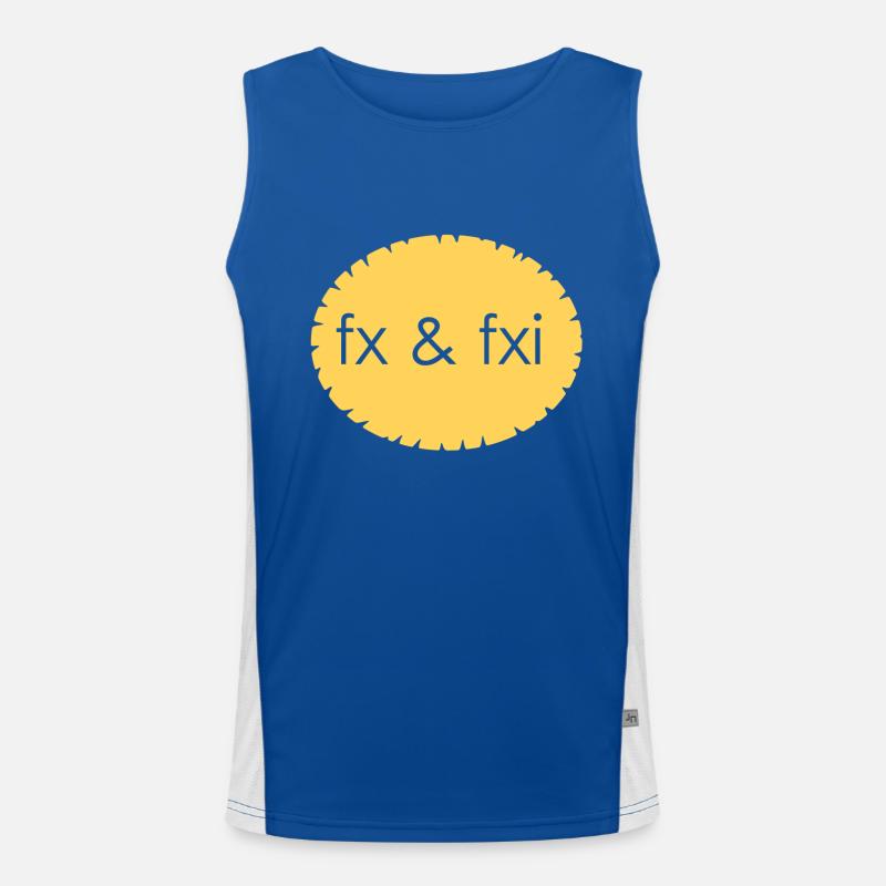 fix foxi Men's Functional Contrast Tank Top 