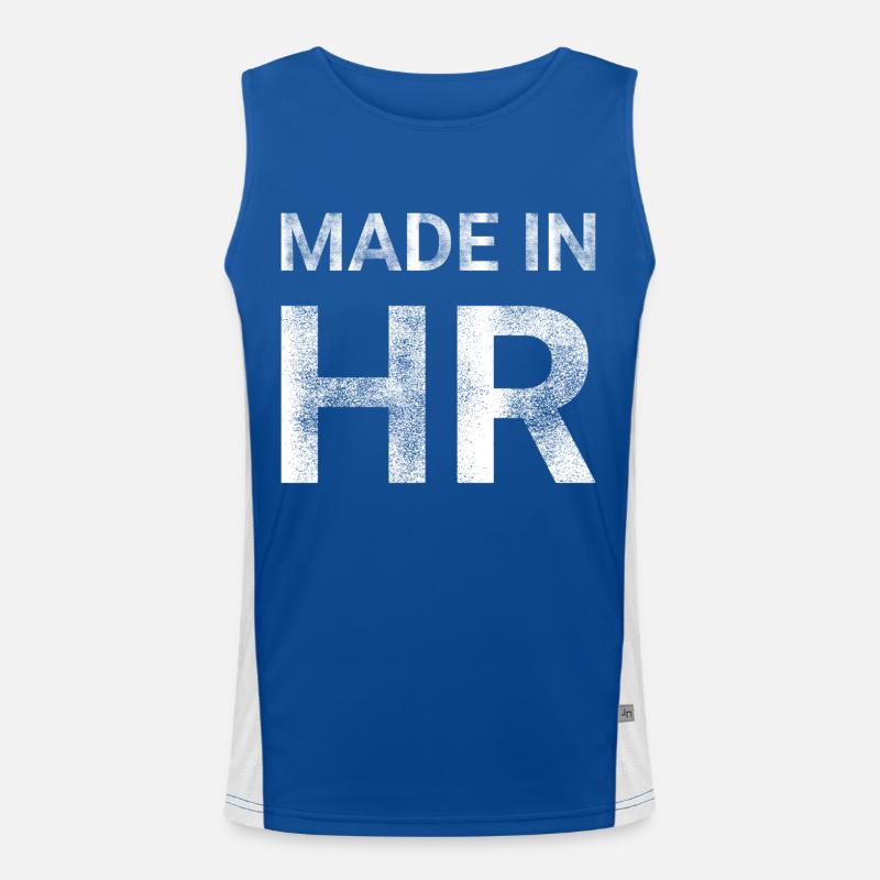 Made In HR - Recruiter Men's Functional Contrast Tank Top 