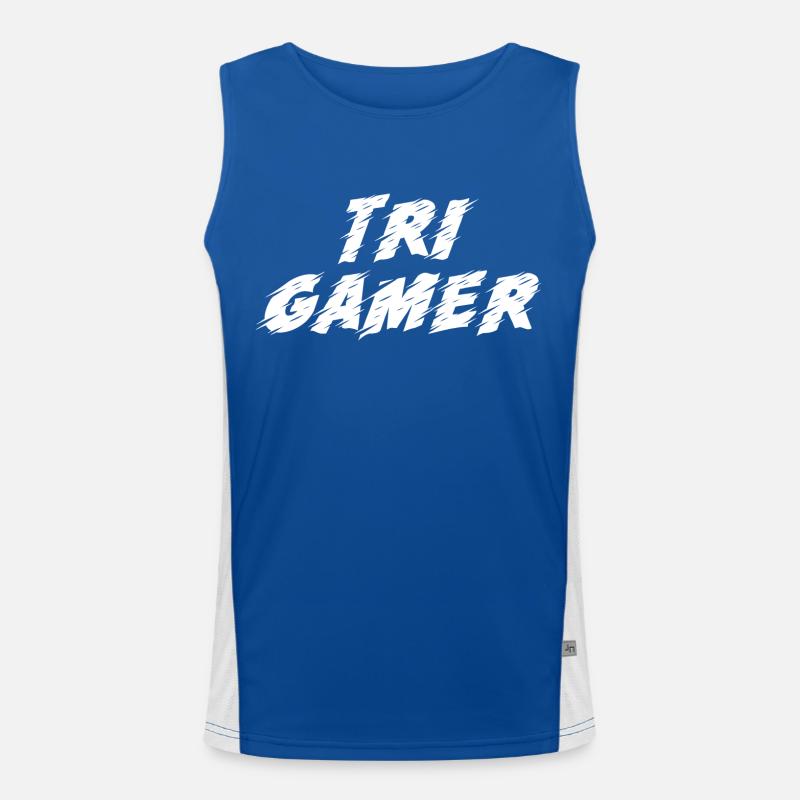 Game Gaming PC Men's Functional Contrast Tank Top 