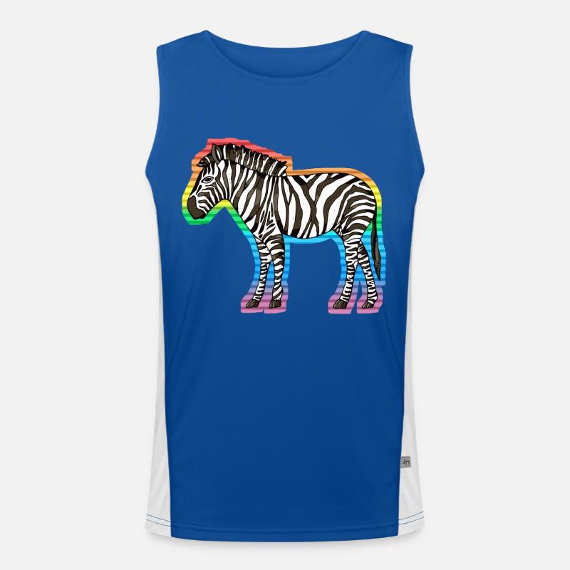 Zebra Men's Functional Contrast Tank Top 
