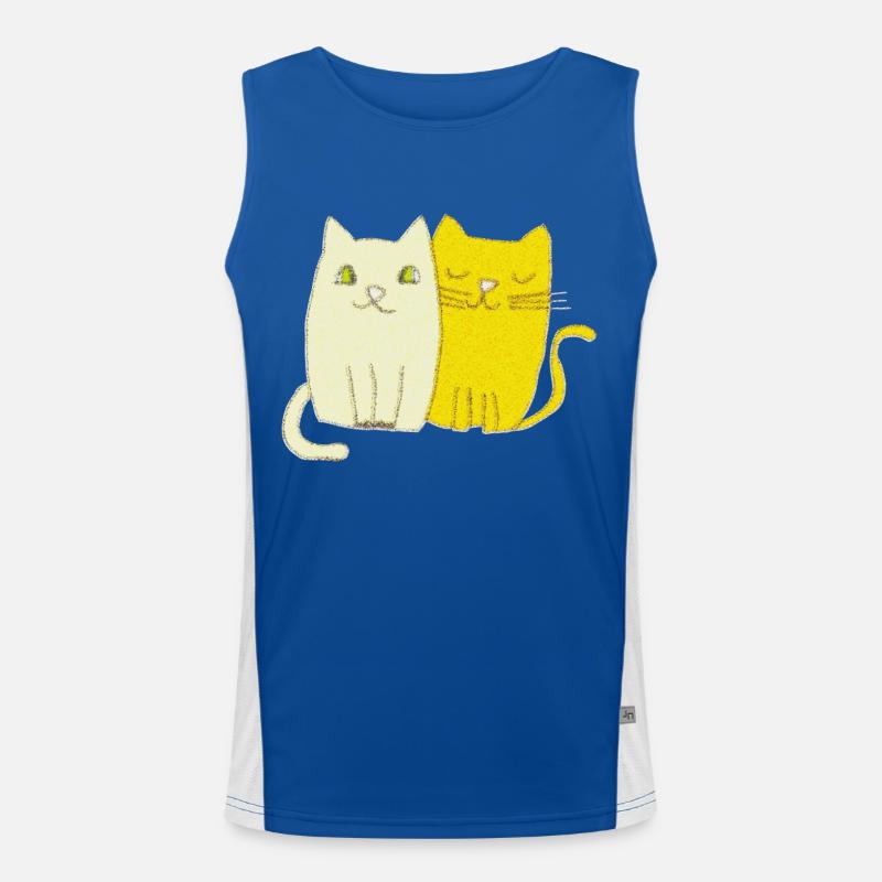 Impressionnisme de chat Débardeur respirant contrasté Homme 