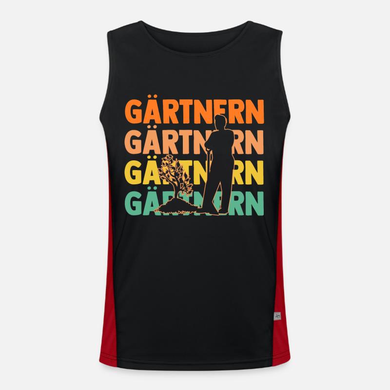 Gartenarbeit Hobbygärtner Garten Gärtner Funktionelles Kontrast-Tank Top für Männer 