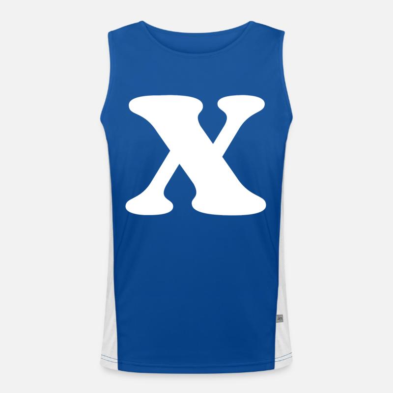 Letter x Men's Functional Contrast Tank Top 