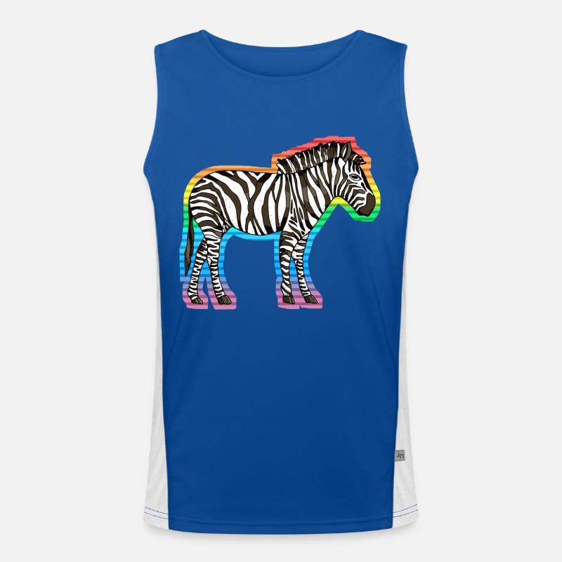 Zebra Men's Functional Contrast Tank Top 