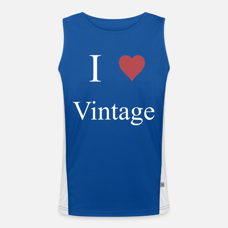 Vintage 5 Graphics Men's Functional Contrast Tank Top 
