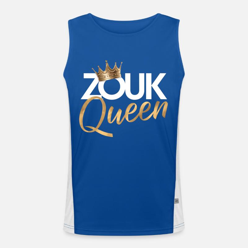 Zouk-Tanz-Geschenk Funktionelles Kontrast-Tank Top für Männer 