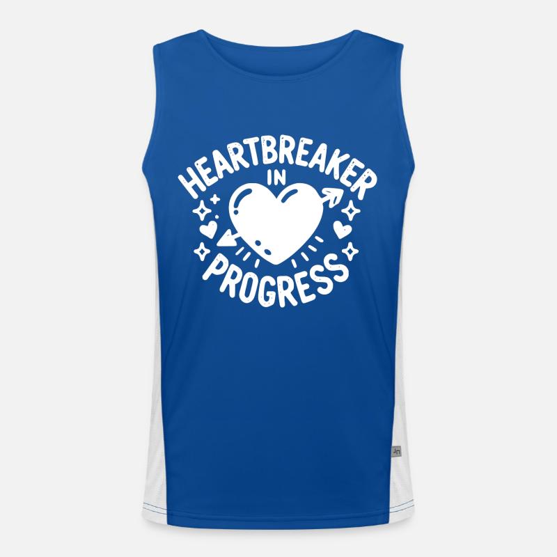 Heartbreaker in Progress Men's Functional Contrast Tank Top 