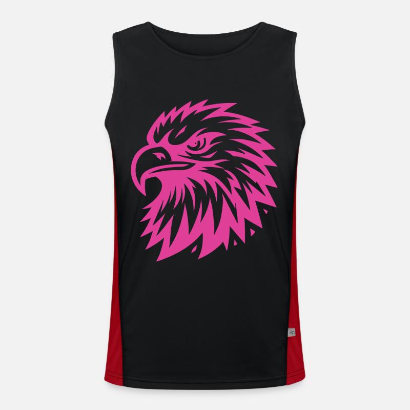 Pink Eagle Design Men's Functional Contrast Tank Top 
