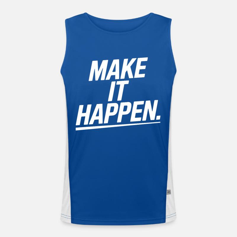 Go for it! Men's Functional Contrast Tank Top 