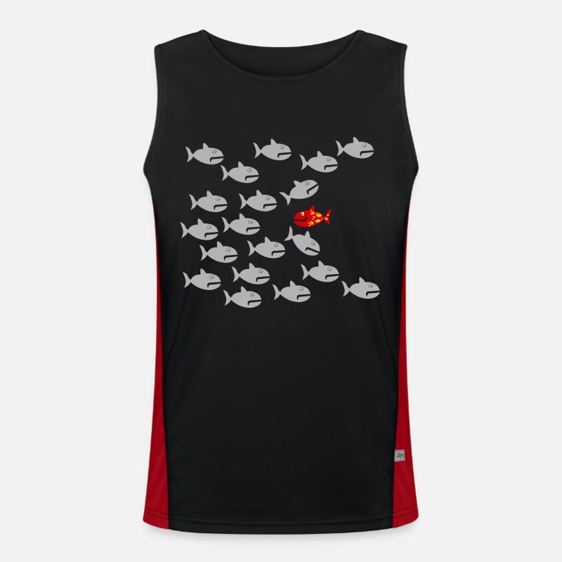 Be Different! Men's Functional Contrast Tank Top 